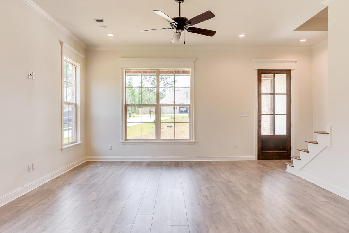 Plan 51924HZ: Flexible Country Farmhouse with Main Level Master and 3-Beds Up - Image #7 - Cape Cod, Cottage, Country, Craftsman, Traditional