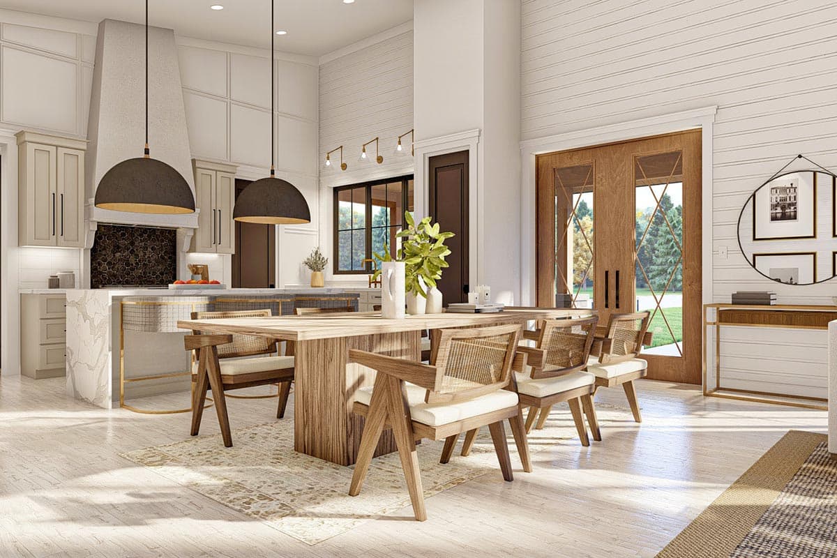 Plan 623142DJ: 2-Bed Barndominium-Style House Plan with Covered Patio and 3-Car Garage - 1575 Sq Ft - Image #13 - Barndominium, Country, Mid Century Modern, Modern, New American