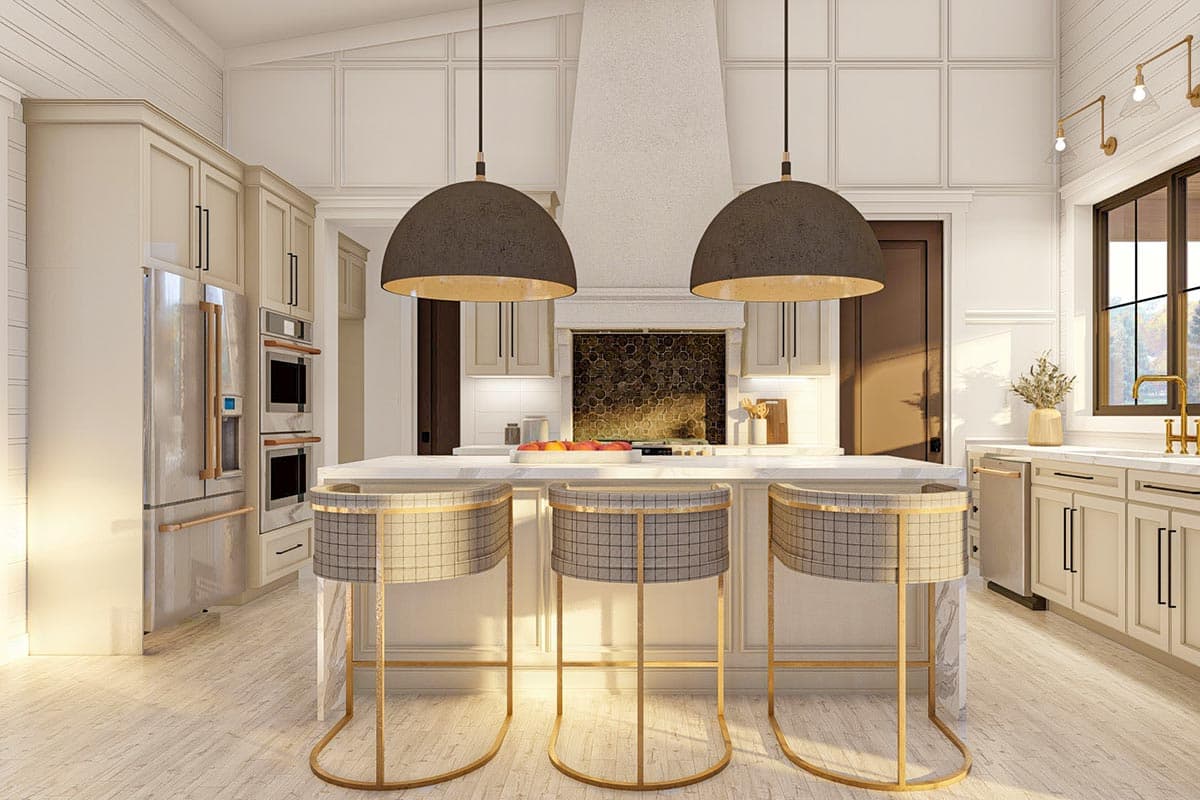 Plan 623142DJ: 2-Bed Barndominium-Style House Plan with Covered Patio and 3-Car Garage - 1575 Sq Ft - Image #15 - Barndominium, Country, Mid Century Modern, Modern, New American