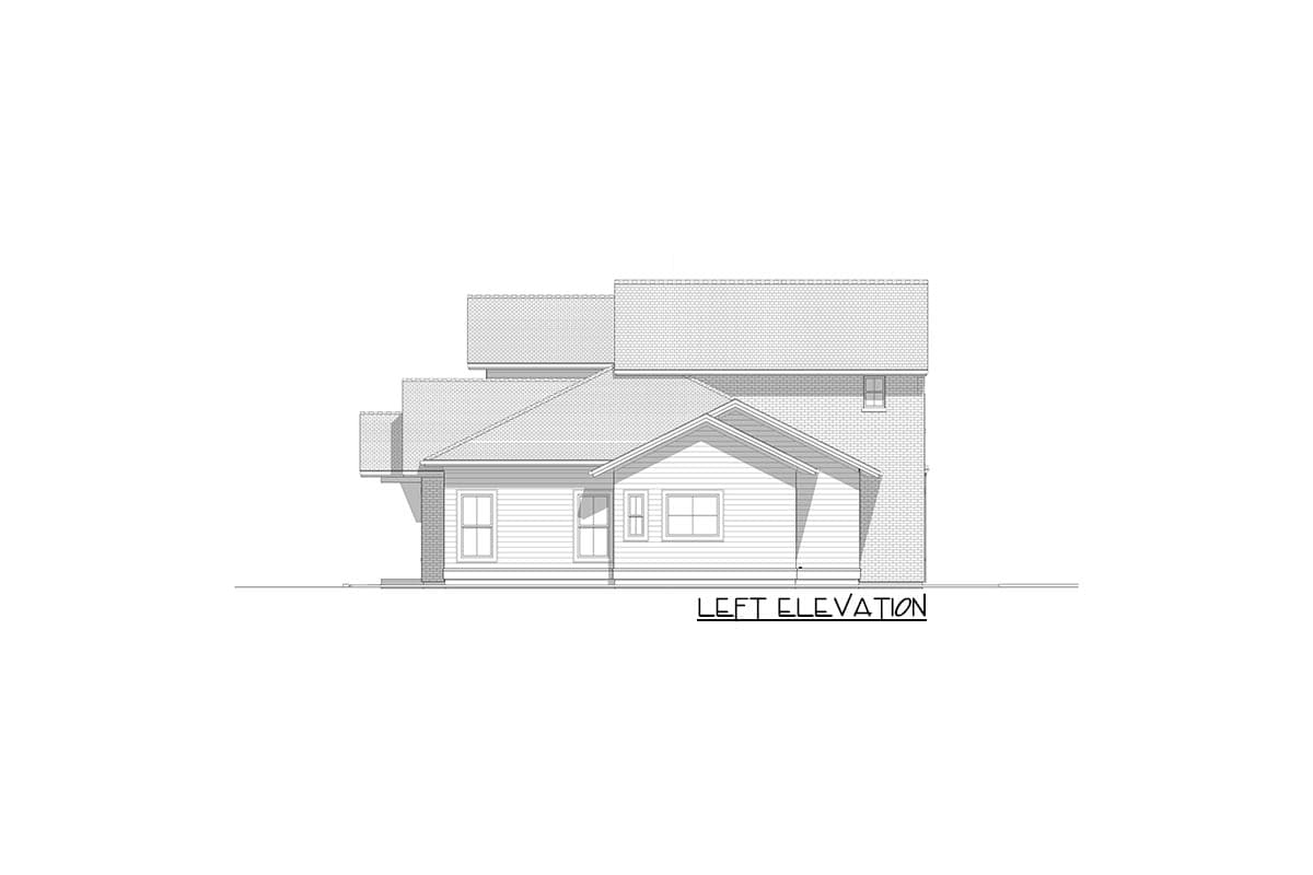 Plan 64532SC: 4-Bed Transitional Home Plan Under 4,000 Square Feet - Image #22 - Acadian, Louisiana-Style, Southern, Traditional, Transitional