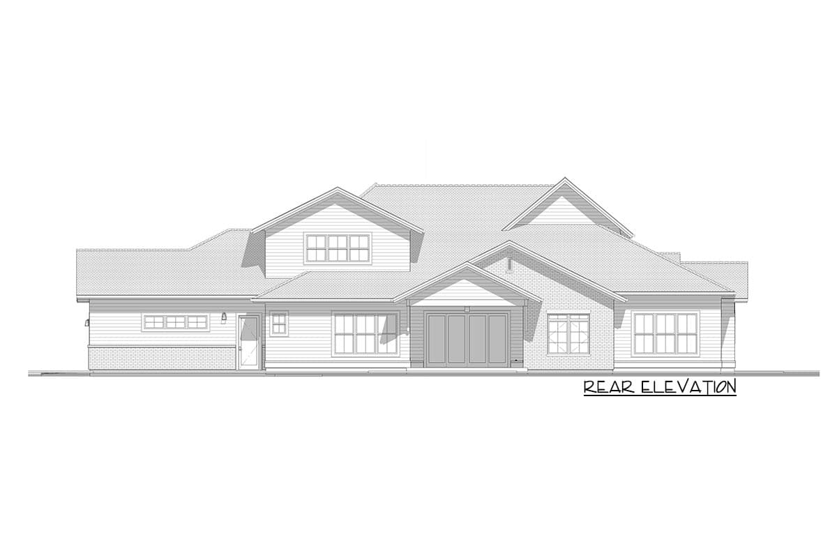 Plan 64532SC: 4-Bed Transitional Home Plan Under 4,000 Square Feet - Image #23 - Acadian, Louisiana-Style, Southern, Traditional, Transitional