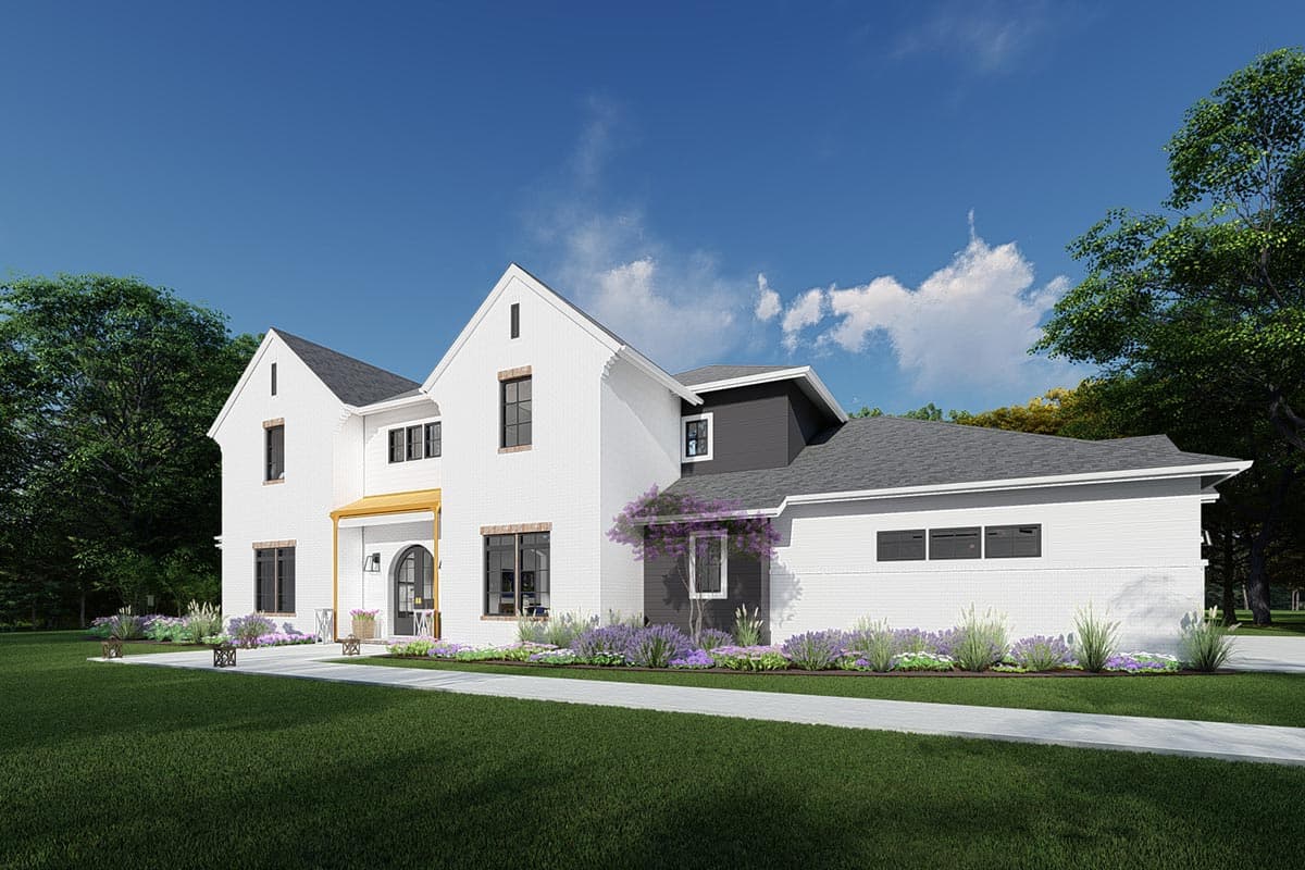 Plan 64532SC: 4-Bed Transitional Home Plan Under 4,000 Square Feet - Image #8 - Acadian, Louisiana-Style, Southern, Traditional, Transitional