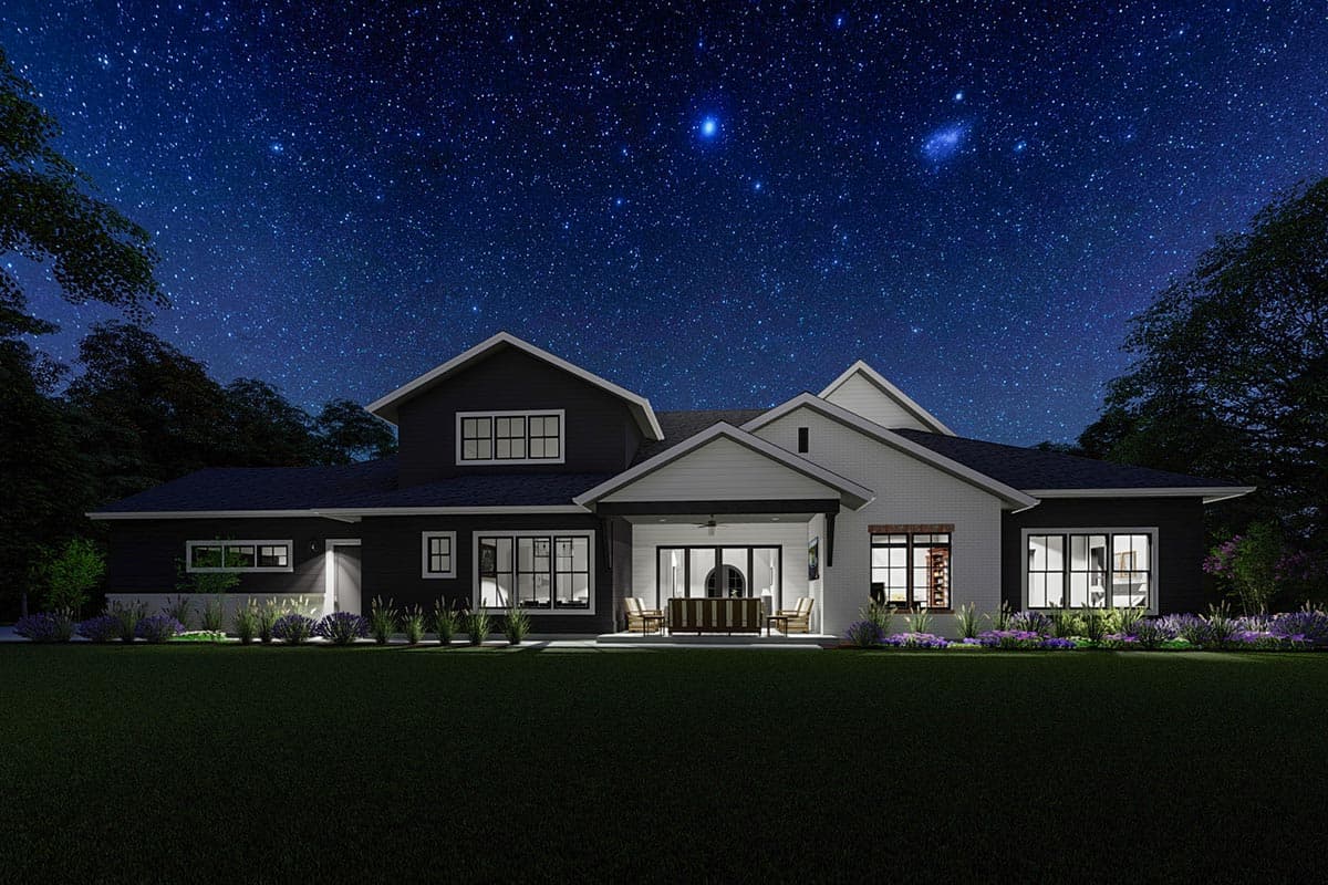 Plan 64532SC: 4-Bed Transitional Home Plan Under 4,000 Square Feet - Image #12 - Acadian, Louisiana-Style, Southern, Traditional, Transitional