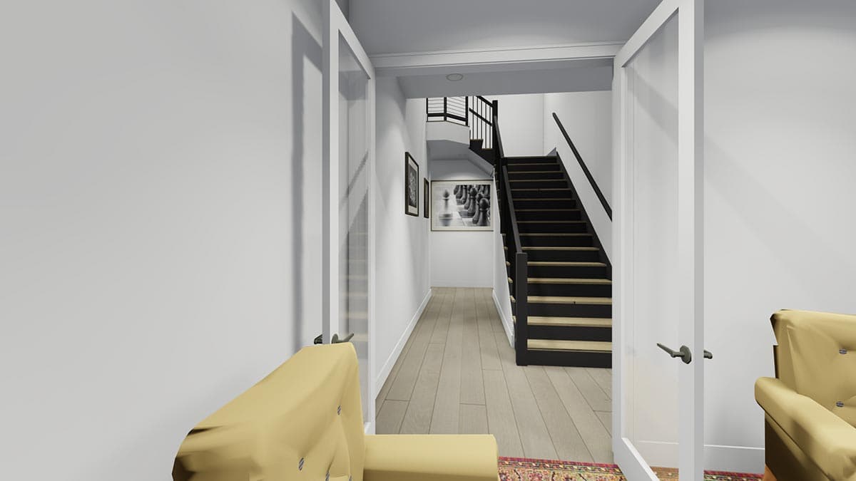 Plan 64532SC: 4-Bed Transitional Home Plan Under 4,000 Square Feet - Image #16 - Acadian, Louisiana-Style, Southern, Traditional, Transitional