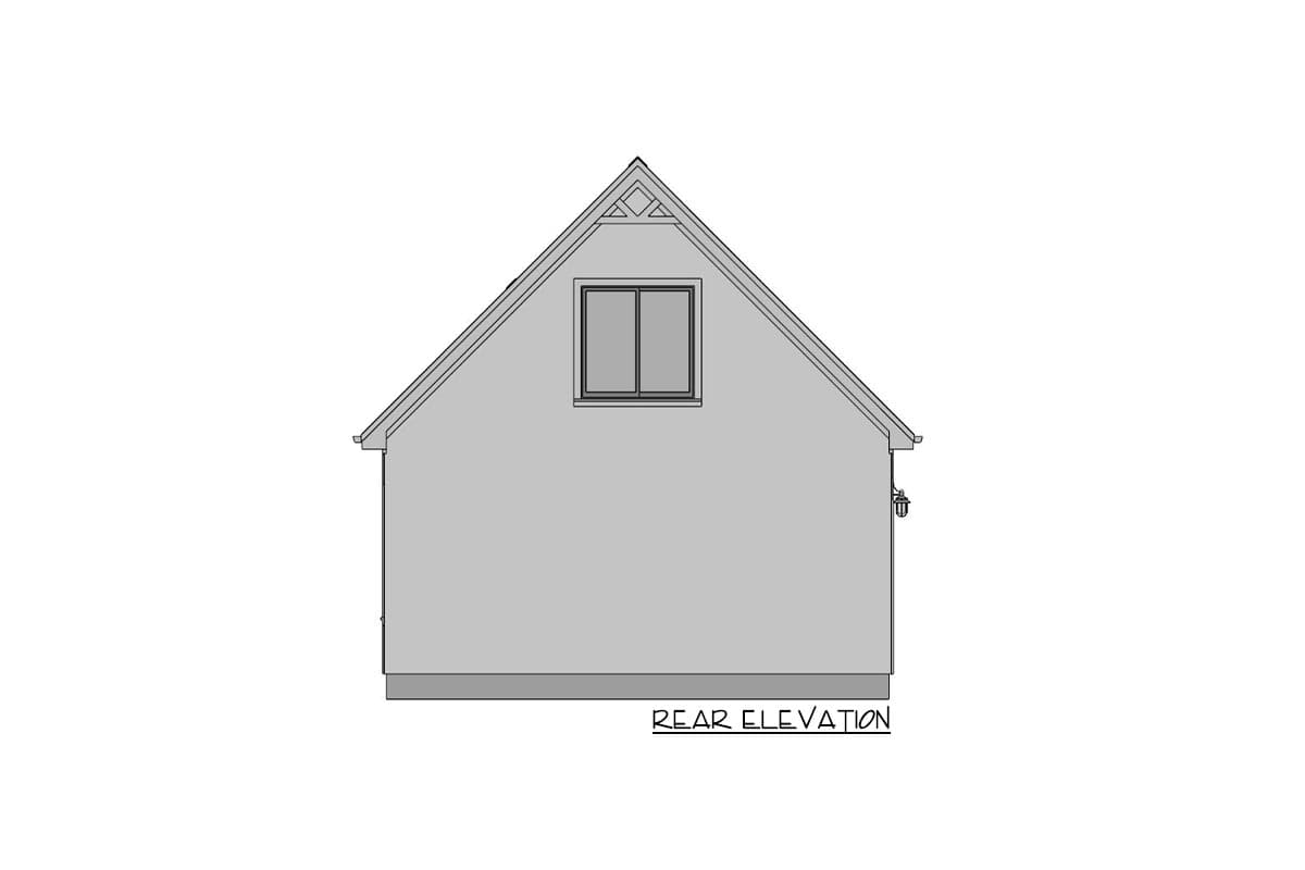 Plan 430822SNG: 650 Square Foot Board and Batten ADU with Loft - Image #17 - Cottage, Country, Craftsman, New American