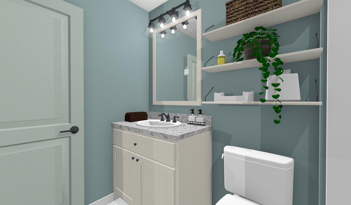 Plan 430822SNG: 650 Square Foot Board and Batten ADU with Loft - Image #12 - Cottage, Country, Craftsman, New American