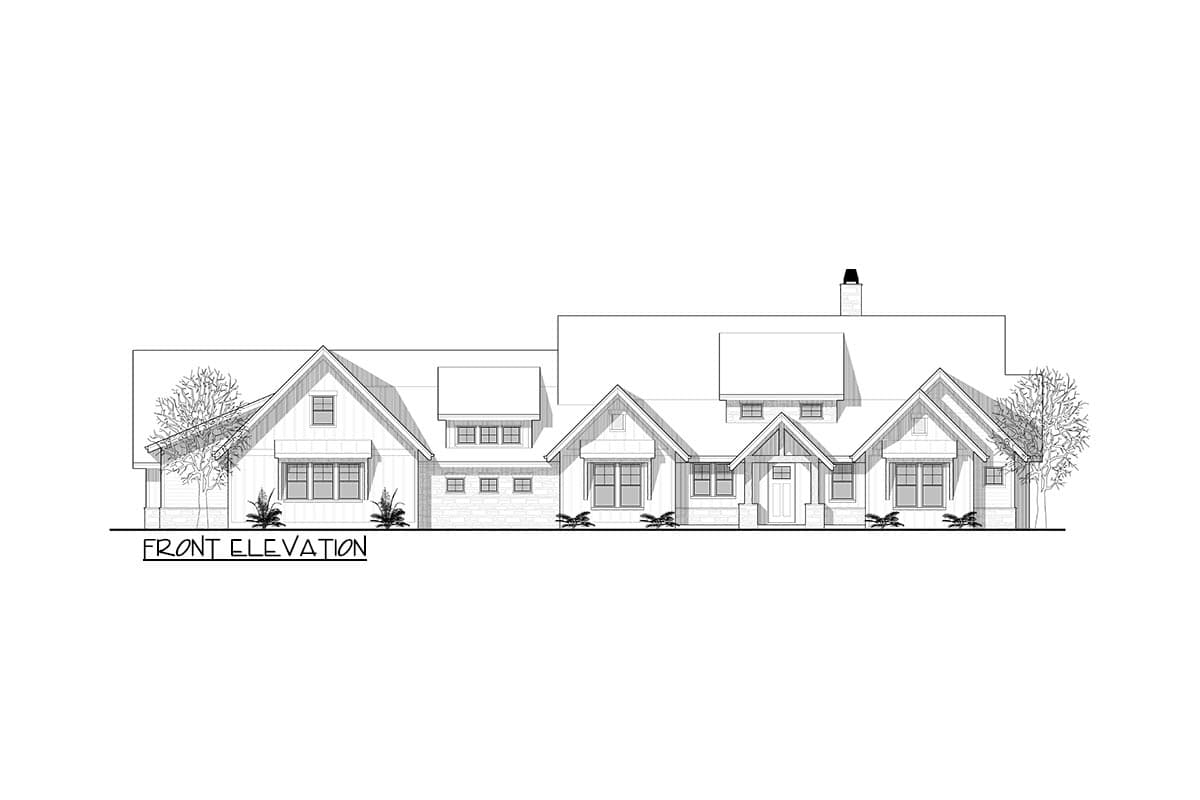 Plan 95177RW: Mountain Ranch Home Plan with Theater in Optional Lower Level - Image #21 - Country, Craftsman, Modern Farmhouse, Mountain, New American, Ranch, Rustic