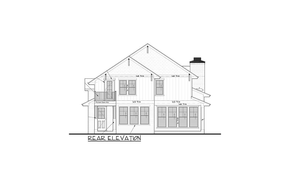 Plan 95178RW: 2-Story Craftsman Bungalow with Just Under 2900 Square Feet of Living Space - Image #24 - Bungalow, Craftsman, New American, Northwest