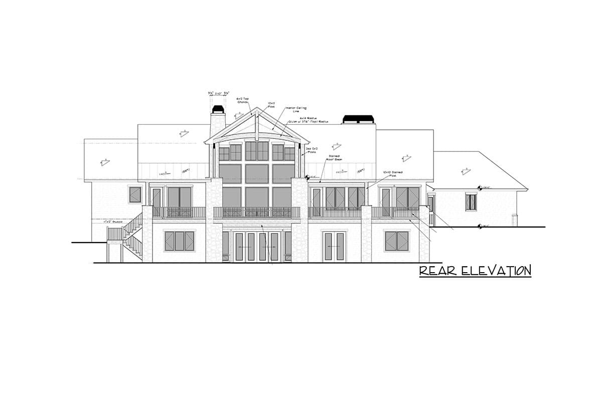 Plan 95182RW: Mountain Craftsman Plan with Angled Garage and Optionally Finished Lower Level - Image #5 - Country, Craftsman, Mountain, Ranch, Rustic