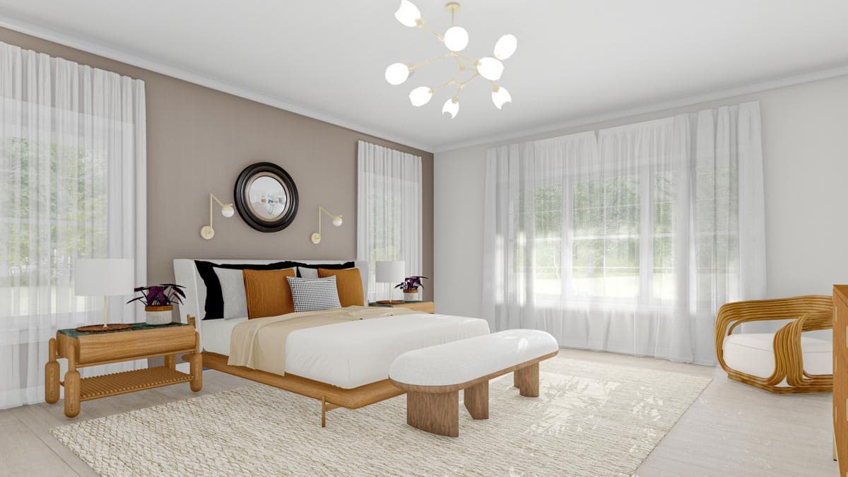 Plan 810008RBT: Modern Farmhouse Ranch House Plan with Flex Space and Rear Garage - Image #5 - Country, Modern Farmhouse, New American, Ranch, Traditional