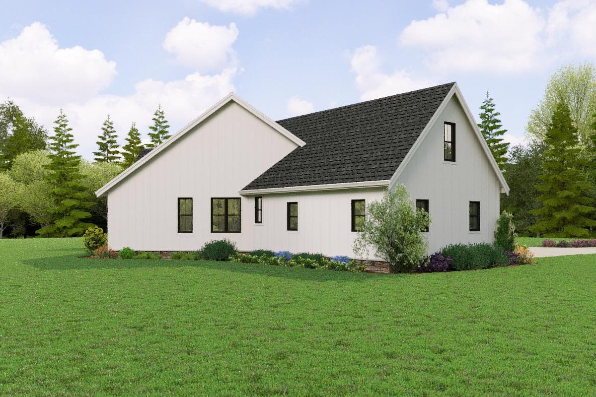 Plan 69277AM: 3-Bed Craftsman Rambler with Home Office and Angled Garage - 2233 Sq Ft - Image #5 - Country, Farmhouse, Modern Farmhouse, New American, Ranch, Traditional