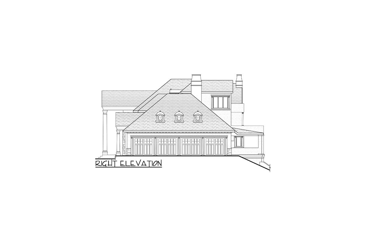 Plan 81735AB: Spacious Georgian Home Plan with 3rd-Floor Loft - Image #5 - European, Georgian, Traditional