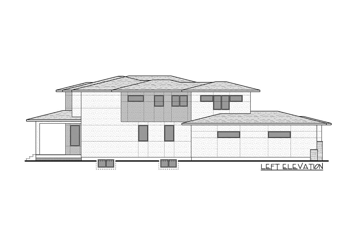 Plan 81738AB: Modern Home Plan Under 3000 Square Feet with Basement Expansion - Image #12 - Modern, Northwest, Prairie