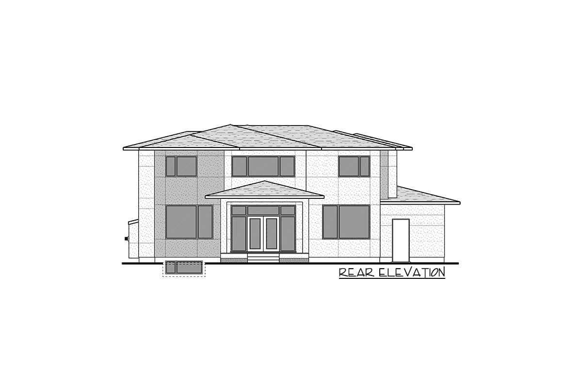 Plan 81738AB: Modern Home Plan Under 3000 Square Feet with Basement Expansion - Image #13 - Modern, Northwest, Prairie