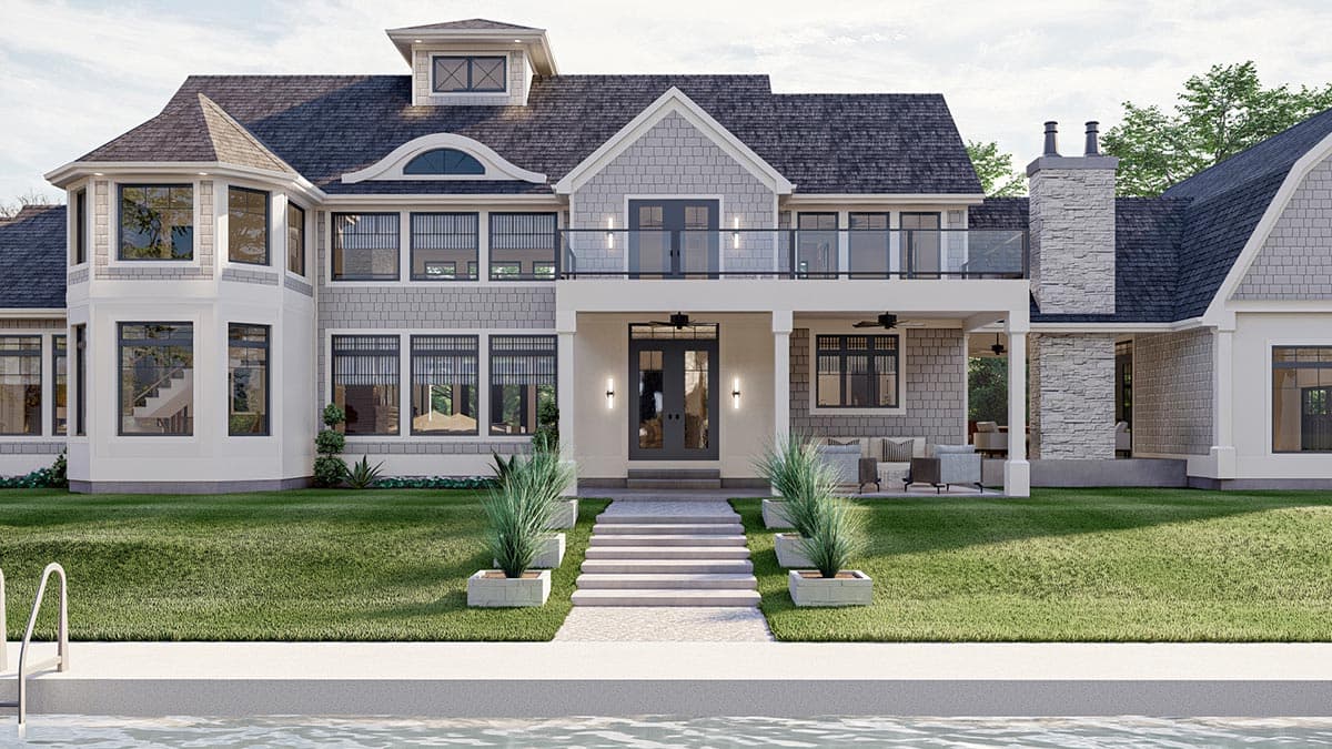 Plan 623143DJ: 4-Bed Contemporary House Plan Just Over 4000 Square Feet - Image #8 - Coastal, Contemporary, Cottage, Country, Farmhouse, Modern Farmhouse, New American, Traditional, Transitional