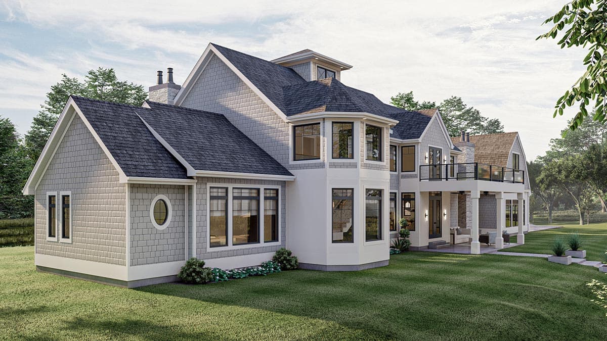 Plan 623143DJ: 4-Bed Contemporary House Plan Just Over 4000 Square Feet - Image #9 - Coastal, Contemporary, Cottage, Country, Farmhouse, Modern Farmhouse, New American, Traditional, Transitional