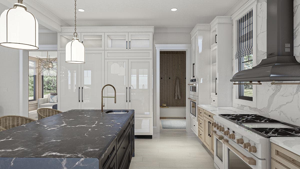 Plan 623143DJ: 4-Bed Contemporary House Plan Just Over 4000 Square Feet - Image #18 - Coastal, Contemporary, Cottage, Country, Farmhouse, Modern Farmhouse, New American, Traditional, Transitional