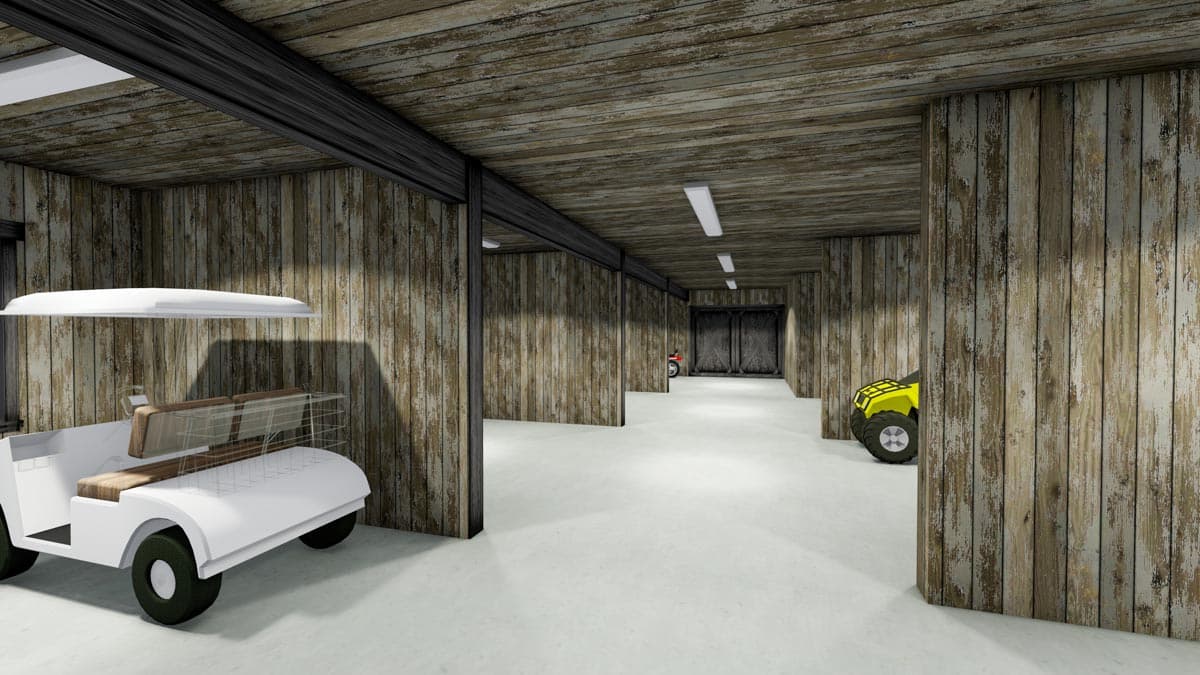 Plan 64533SC: 3 Level 4-Bed Barndominium with 2 Master Bedrooms - Image #11 - Barndominium, Country, Farmhouse, New American, Rustic, Southern, Vacation