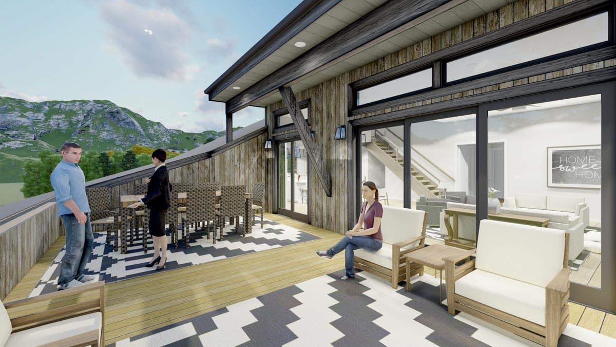 Plan 64533SC: 3 Level 4-Bed Barndominium with 2 Master Bedrooms - Image #18 - Barndominium, Country, Farmhouse, New American, Rustic, Southern, Vacation