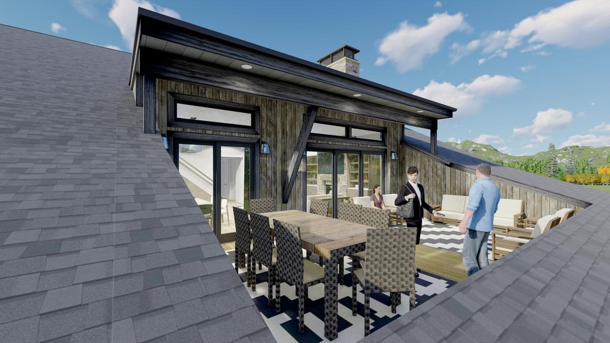 Plan 64533SC: 3 Level 4-Bed Barndominium with 2 Master Bedrooms - Image #19 - Barndominium, Country, Farmhouse, New American, Rustic, Southern, Vacation