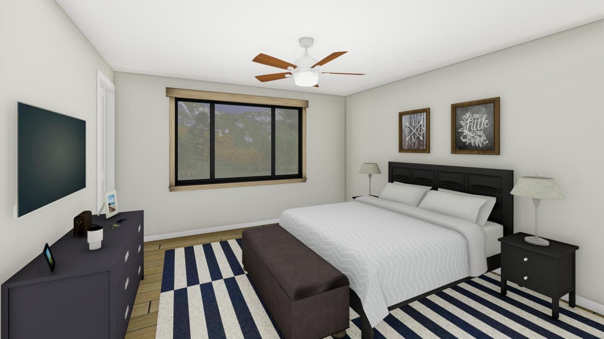 Plan 64533SC: 3 Level 4-Bed Barndominium with 2 Master Bedrooms - Image #20 - Barndominium, Country, Farmhouse, New American, Rustic, Southern, Vacation