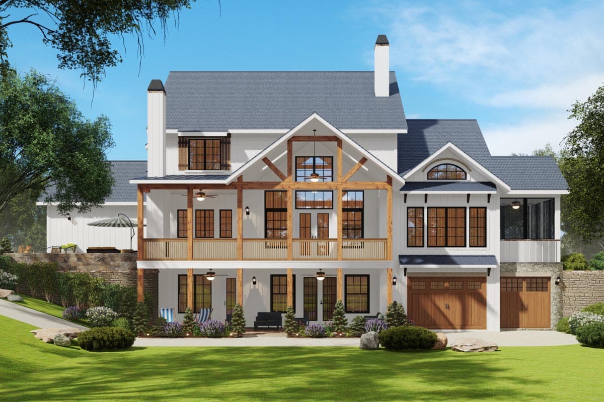 Plan 25782GE: 2-Story Modern Farmhouse Plan with Two Master Suites and Optional Lower Level - Image #5 - Country, Craftsman, Modern Farmhouse, New American, Rustic, Traditional, Vacation