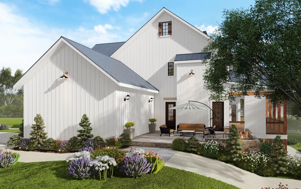Plan 25782GE: 2-Story Modern Farmhouse Plan with Two Master Suites and Optional Lower Level - Image #7 - Country, Craftsman, Modern Farmhouse, New American, Rustic, Traditional, Vacation