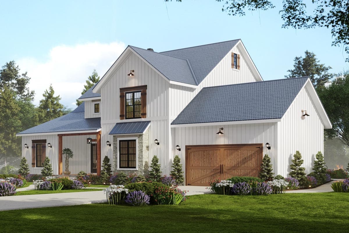 Plan 25782GE: 2-Story Modern Farmhouse Plan with Two Master Suites and Optional Lower Level - Image #8 - Country, Craftsman, Modern Farmhouse, New American, Rustic, Traditional, Vacation