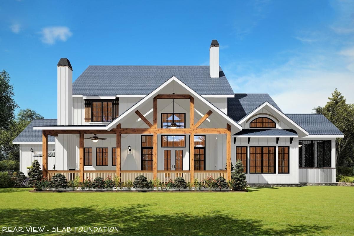 Plan 25782GE: 2-Story Modern Farmhouse Plan with Two Master Suites and Optional Lower Level - Image #6 - Country, Craftsman, Modern Farmhouse, New American, Rustic, Traditional, Vacation
