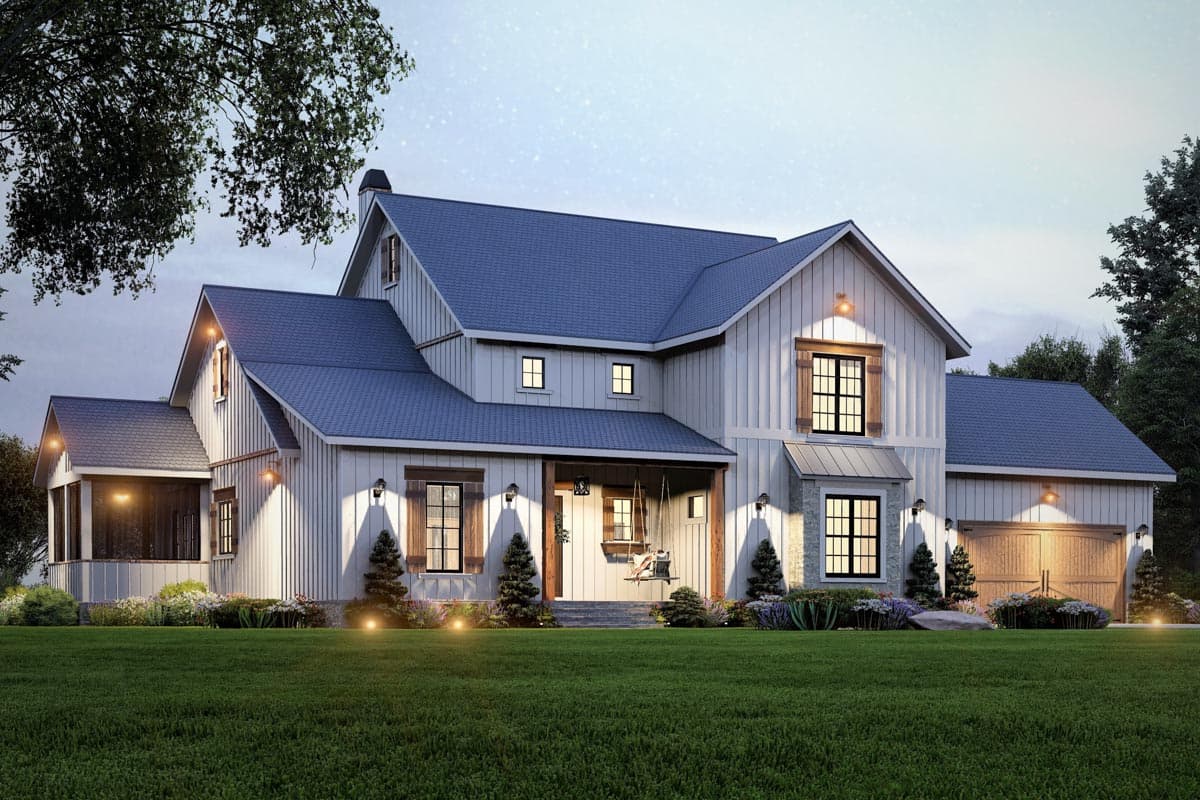 Plan 25782GE: 2-Story Modern Farmhouse Plan with Two Master Suites and Optional Lower Level - Image #10 - Country, Craftsman, Modern Farmhouse, New American, Rustic, Traditional, Vacation