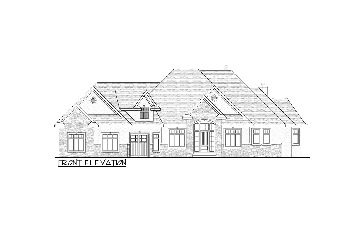 Plan 81744AB: 3200 Square Foot Craftsman Home Plan with Lower Level Expansion - Image #33 - Contemporary, Craftsman, Mountain