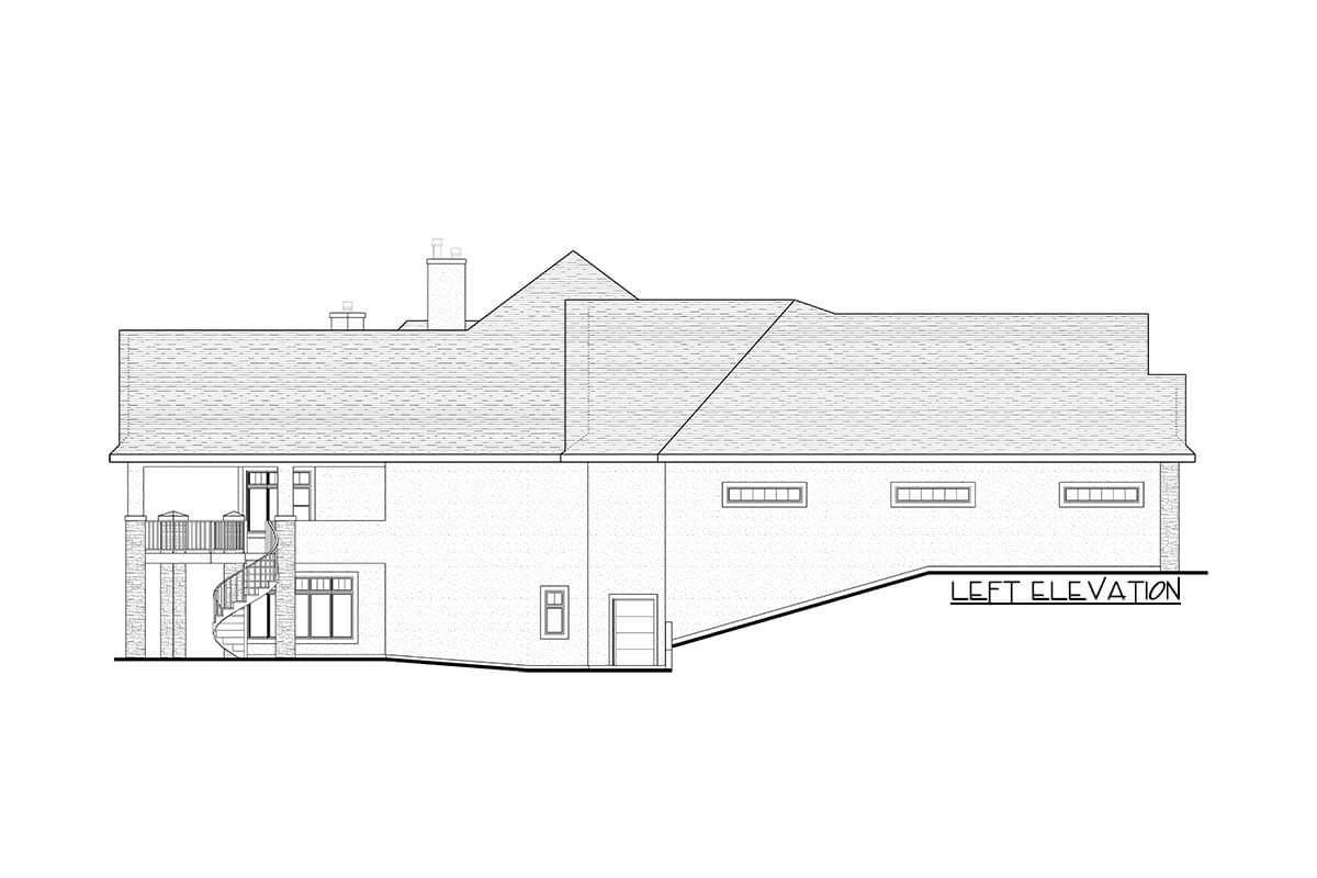 Plan 81744AB: 3200 Square Foot Craftsman Home Plan with Lower Level Expansion - Image #34 - Contemporary, Craftsman, Mountain