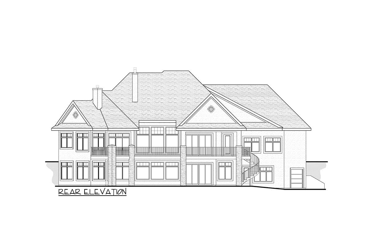 Plan 81744AB: 3200 Square Foot Craftsman Home Plan with Lower Level Expansion - Image #35 - Contemporary, Craftsman, Mountain