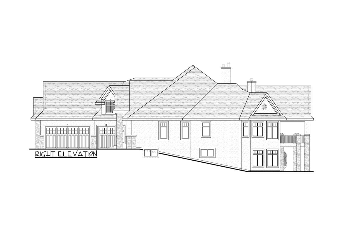 Plan 81744AB: 3200 Square Foot Craftsman Home Plan with Lower Level Expansion - Image #36 - Contemporary, Craftsman, Mountain