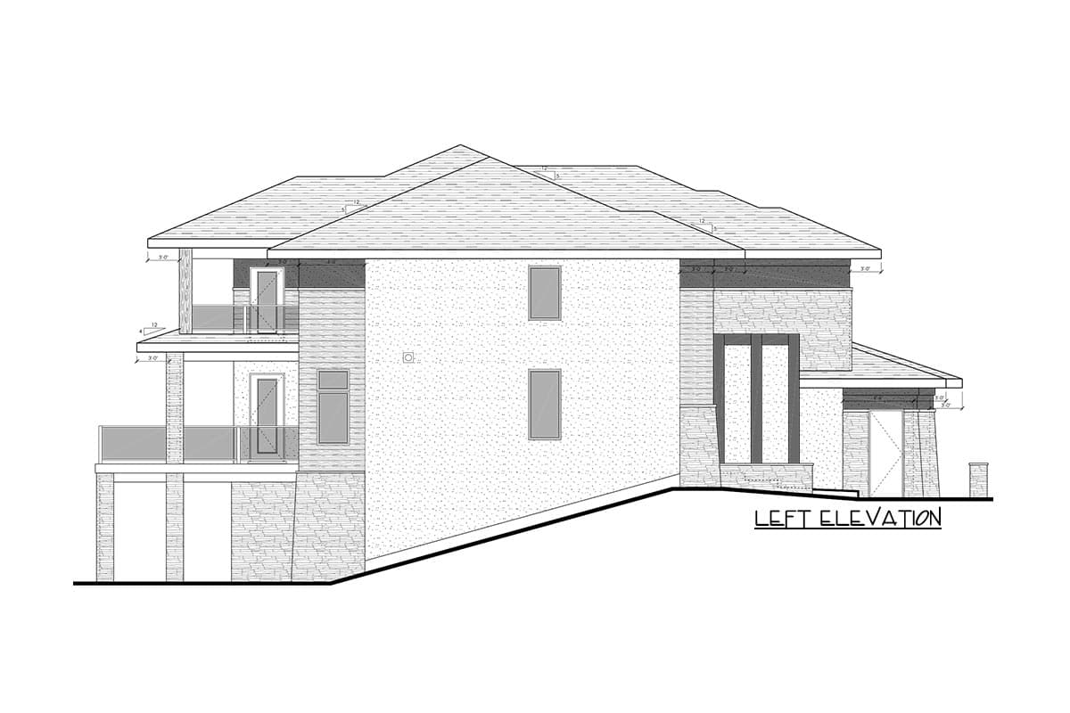 Plan 81746AB: Modern Prairie Style House Plan Under 4000 Square Feet - Image #7 - Contemporary, Modern, Northwest, Prairie