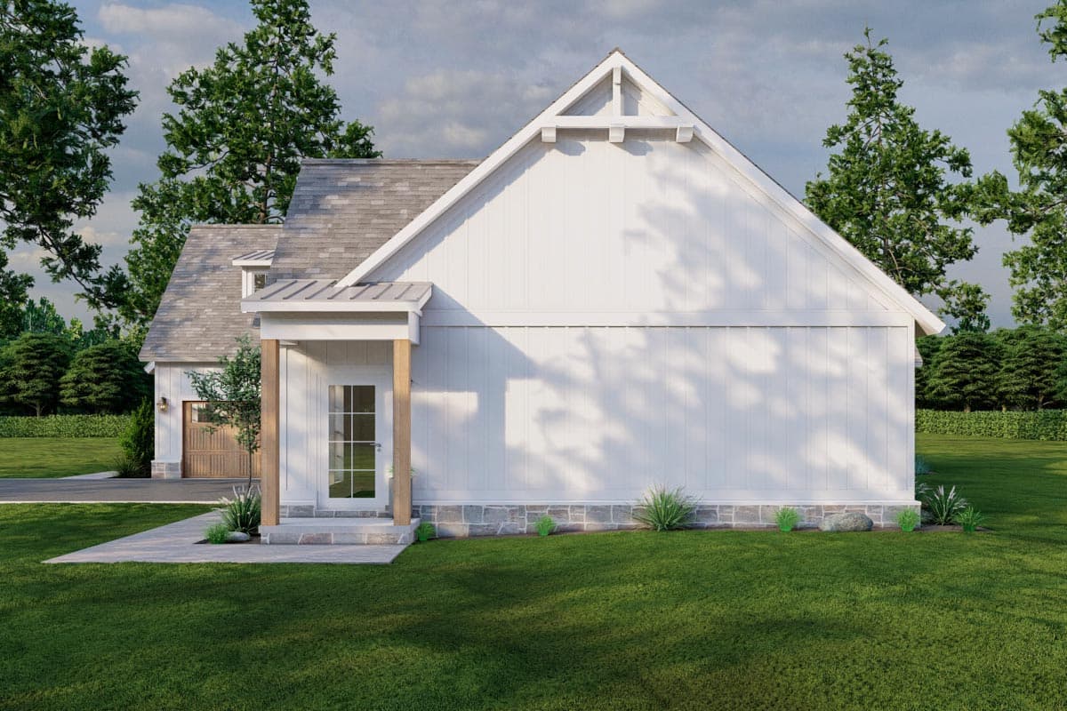 Plan 70790MK: 4-Bed Modern Farmhouse Plan with Attached Apartment - 2124 Sq Ft and 591 Sq Ft - Image #7 - Country, Craftsman, Farmhouse, Modern Farmhouse, Traditional