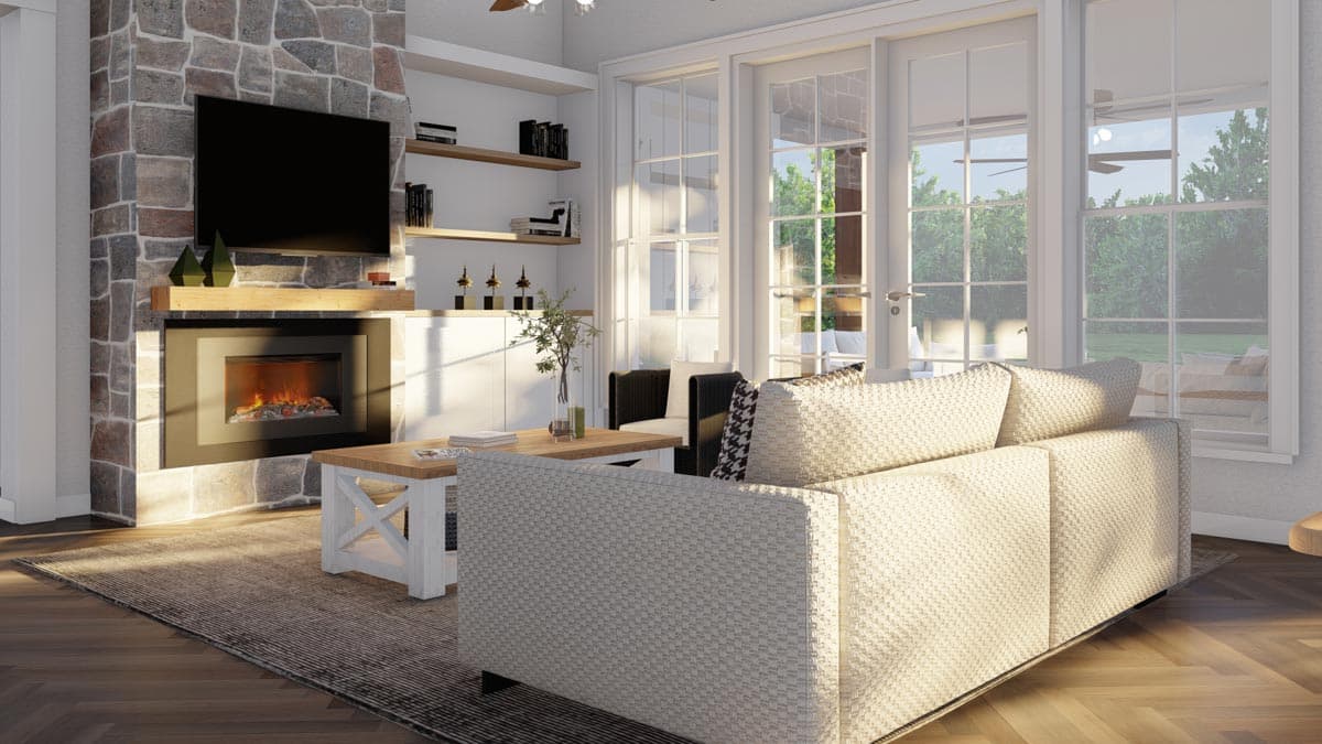 Plan 70790MK: 4-Bed Modern Farmhouse Plan with Attached Apartment - 2124 Sq Ft and 591 Sq Ft - Image #10 - Country, Craftsman, Farmhouse, Modern Farmhouse, Traditional