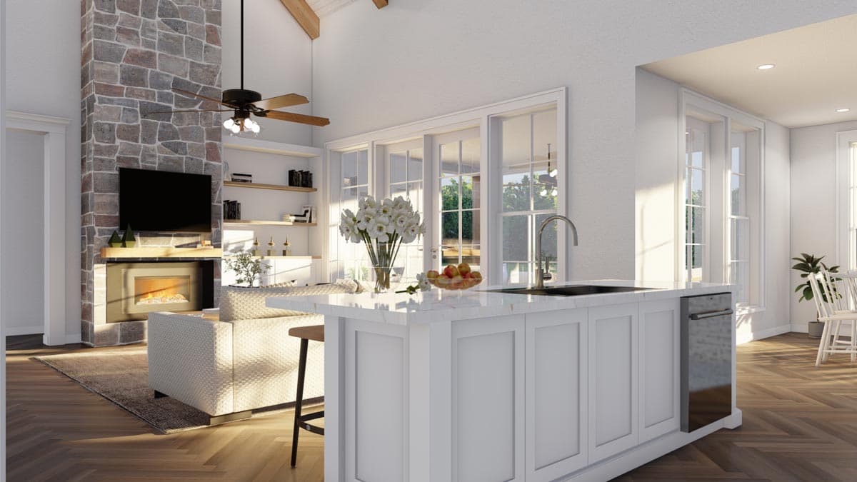 Plan 70790MK: 4-Bed Modern Farmhouse Plan with Attached Apartment - 2124 Sq Ft and 591 Sq Ft - Image #19 - Country, Craftsman, Farmhouse, Modern Farmhouse, Traditional