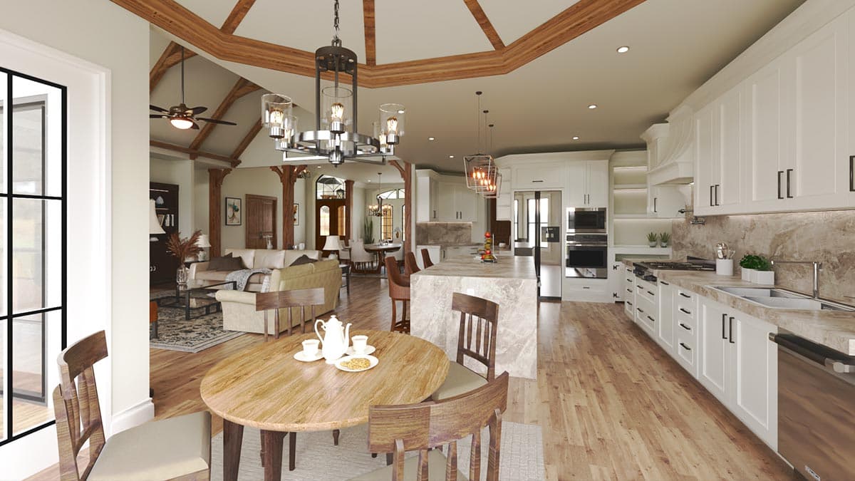 Plan 25783GE: 3-Bedroom Craftsman House Plan with Sweeping Rear Porches - 3224 Sq Ft - Image #16 - Country, Craftsman, Mountain, Northwest, Ranch, Rustic