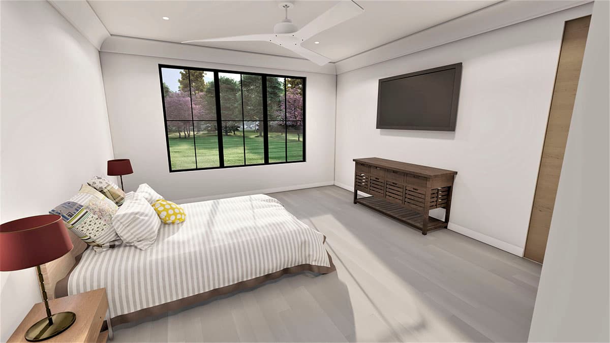 Plan 490066NAH: 3400 Square Foot Modern Farmhouse with 2-Story Great Room and a Home Office - Image #9 - Craftsman, Farmhouse, Modern Farmhouse, New American, Northwest