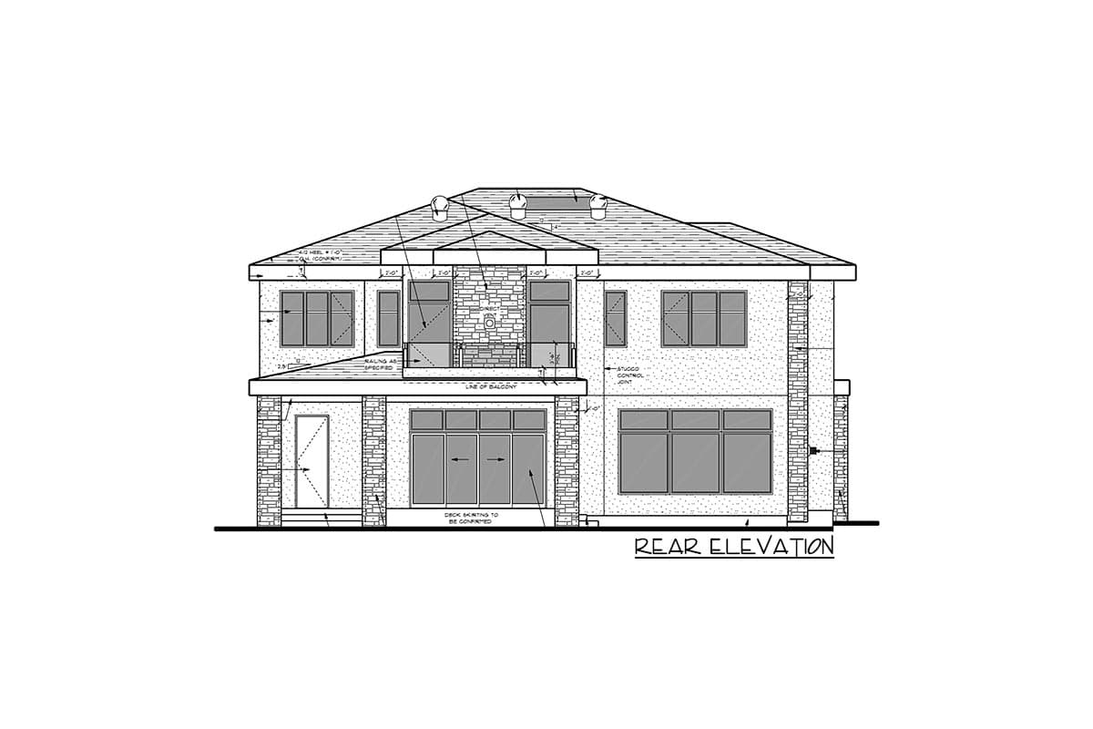 Plan 81754AB: Contemporary Northwest Home Plan with Option to Finish Basement - Image #5 - Contemporary, Mid Century Modern, Modern, Northwest