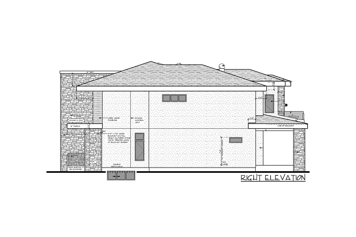 Plan 81754AB: Contemporary Northwest Home Plan with Option to Finish Basement - Image #6 - Contemporary, Mid Century Modern, Modern, Northwest