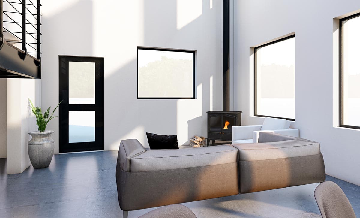 Plan 400013FTY: Exclusive Two-Story Home Plan with Large Workshop and Wraparound Porch - Image #7 - Barndominium, Country, Mountain