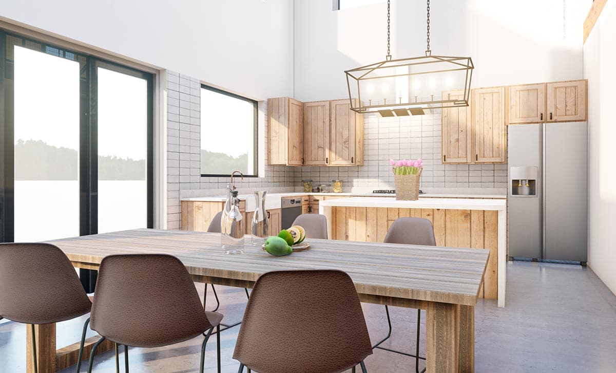 Plan 400013FTY: Exclusive Two-Story Home Plan with Large Workshop and Wraparound Porch - Image #9 - Barndominium, Country, Mountain