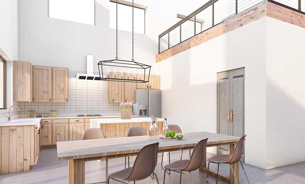 Plan 400013FTY: Exclusive Two-Story Home Plan with Large Workshop and Wraparound Porch - Image #10 - Barndominium, Country, Mountain