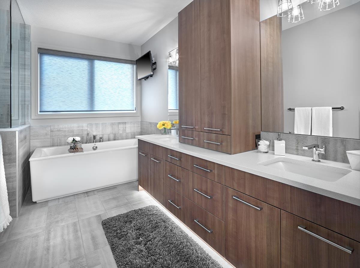 Plan 81757AB: 2-Story Modern Northwest House Plan with In-Law Suite above Garage - Image #7 - Contemporary, Modern, Northwest, Transitional