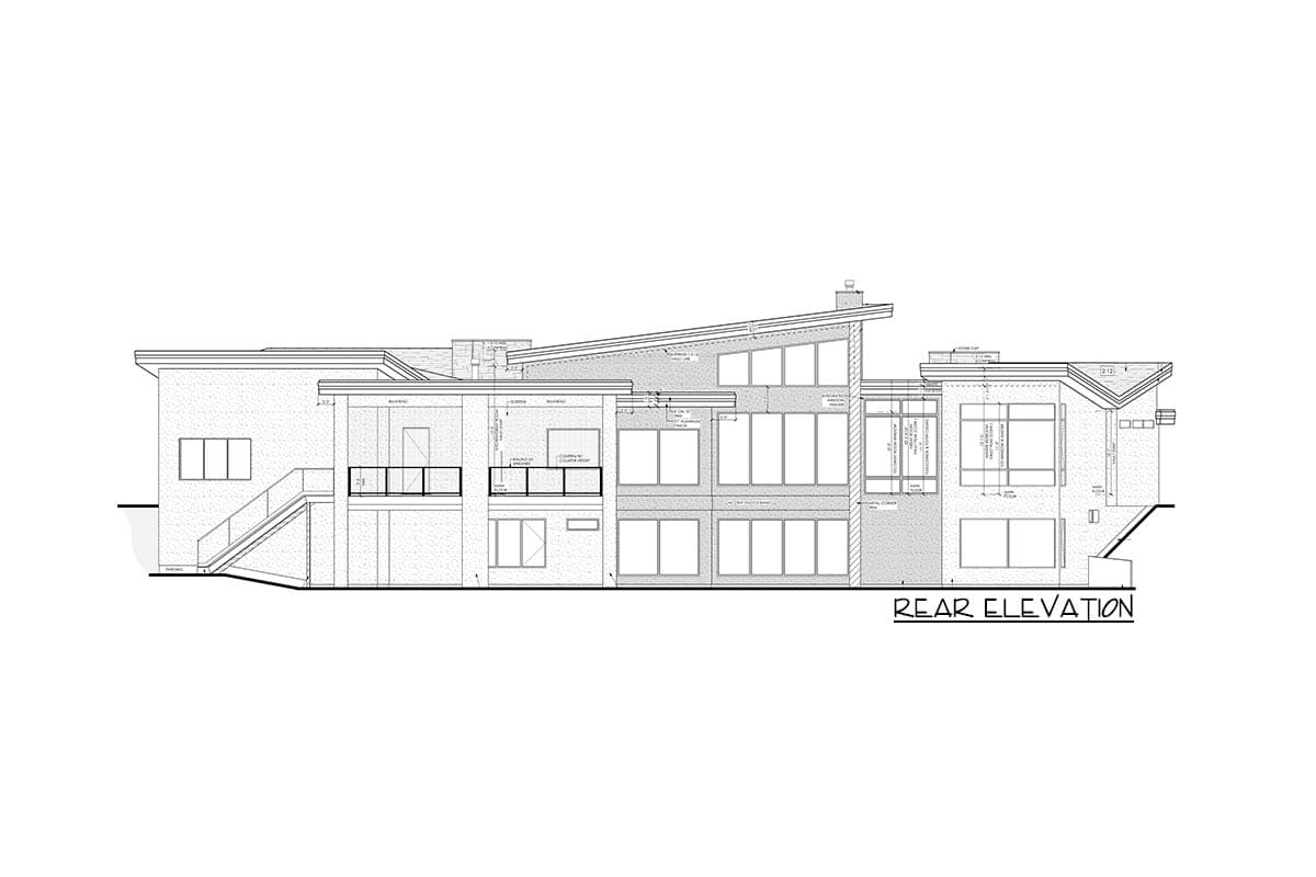 Plan 81759AB: One-Story  Modern House Plan with Angled Garage and Master Retreat - Image #6 - Mid Century Modern, Modern, Northwest, Ranch