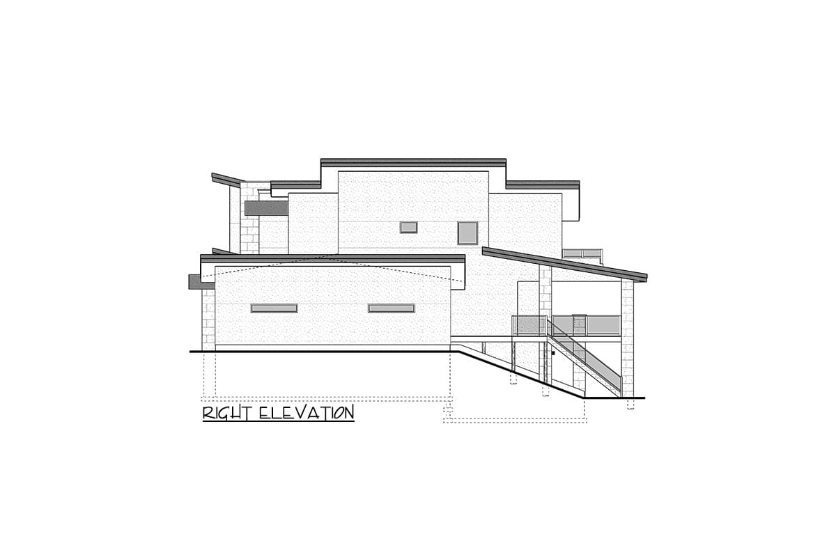 Plan 81760AB: Modern Home Plan Under 4200 Square Feet with Over 2000 Square Feet of Garage Space - Image #26 - Contemporary, Mid Century Modern, Modern, Mountain, Northwest