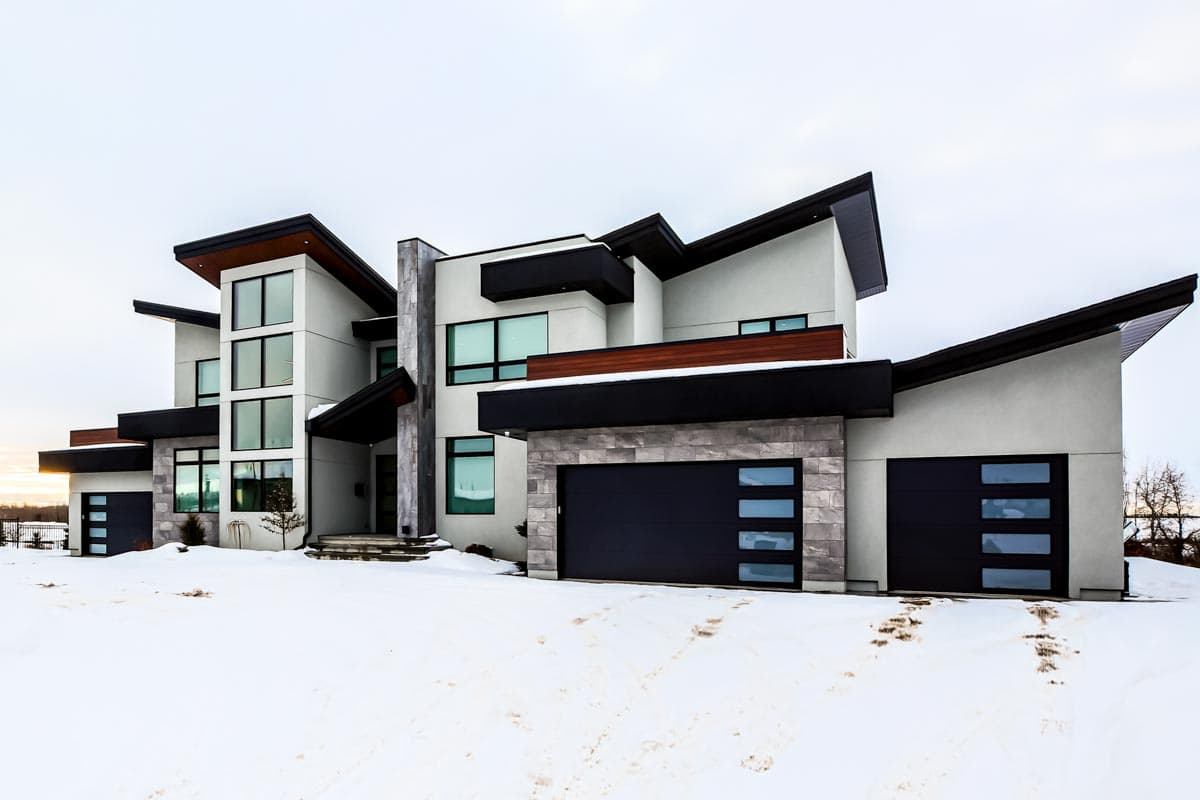 Plan 81760AB: Modern Home Plan Under 4200 Square Feet with Over 2000 Square Feet of Garage Space - Image #4 - Contemporary, Mid Century Modern, Modern, Mountain, Northwest