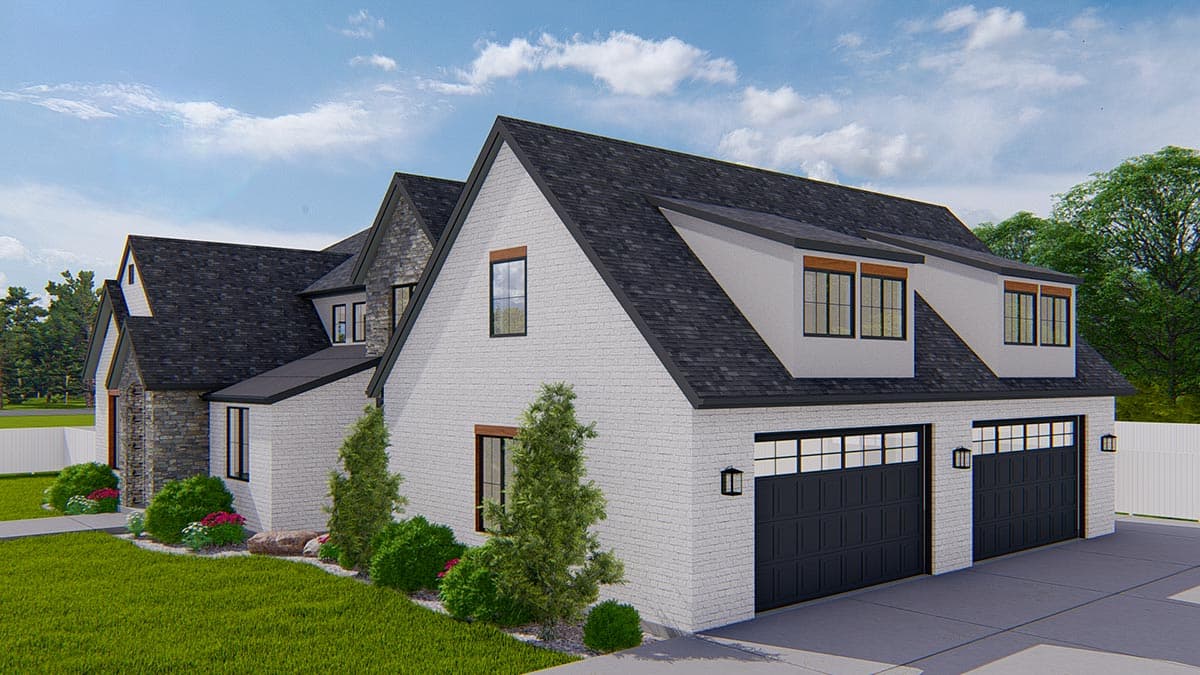 Plan 61301UT: Luxury New American Home Plan with Sport Court - Image #8 - Country, Craftsman, New American, Traditional
